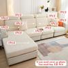 Jacquard Stretch Sofa Covers Living Room Plain Color Sofa Seat Couch Slipcover Gray Furniture Protector Spandex Thick Sofa Case