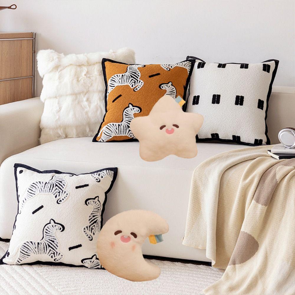 PP Cotton Star Moon Plush Toy Soft Plush Star Moon Stuffed Toy  Kids Gifts