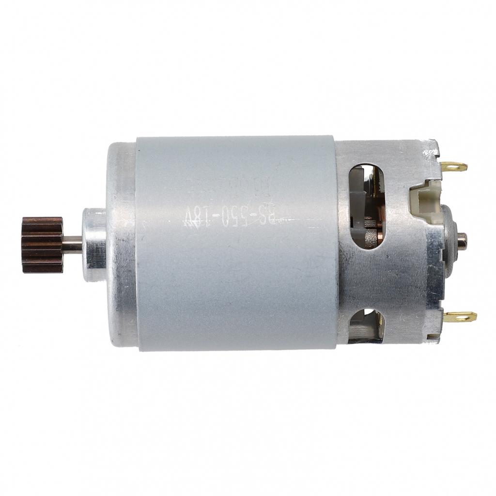 1 Pcs Motor 10mm Gear Diameter 18 V Silver & Black