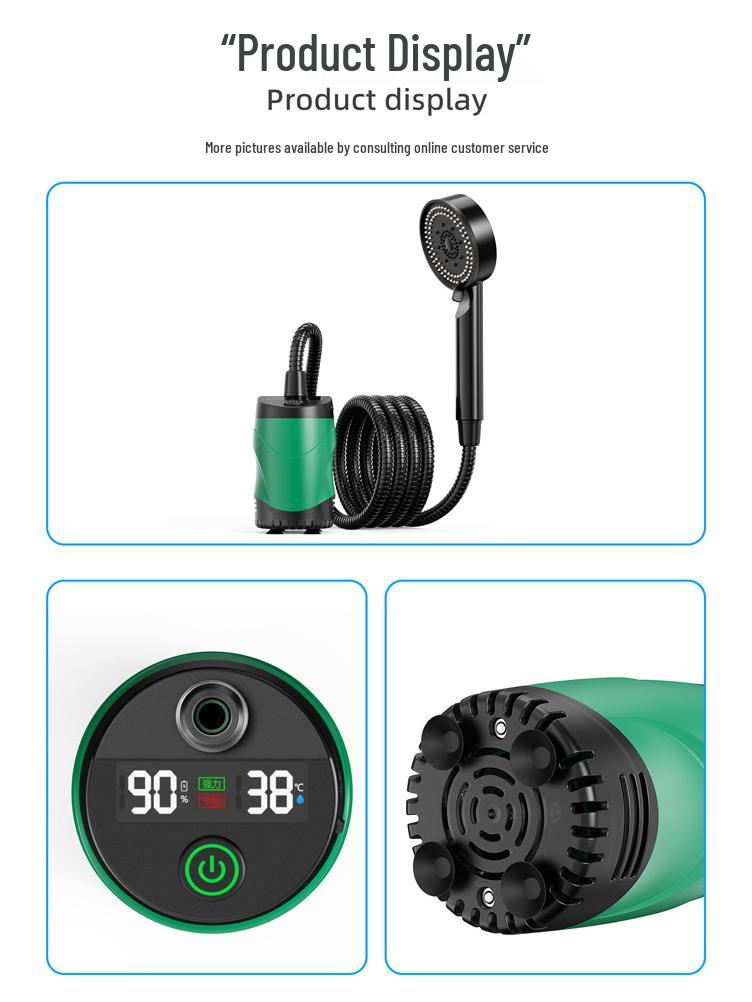 Přenosná elektrická venkovní sprchová pumpa pro domácí mazlíčky