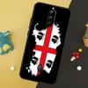 Flagge von Sardinien Hülle Für ZTE Nubia Red Magic 8 8S 9 Pro Plus RedMagic 6 7 Pro 6S 7S Pro 5S 6R 5G Rückseite