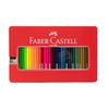 Faber-Castell Oil-Based Colored Pencils, Castle Series, 50 Colors, Red Tin, FC115750 [Parallel Import]