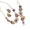 Themed 4 Piece Shell Necklace Collection Sensitive Skin Friendly Alloy Jewelry For Summer Vacation