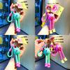 Cute Stretch Monster Keychain Durable Pvc Material Perfect For All Occasions