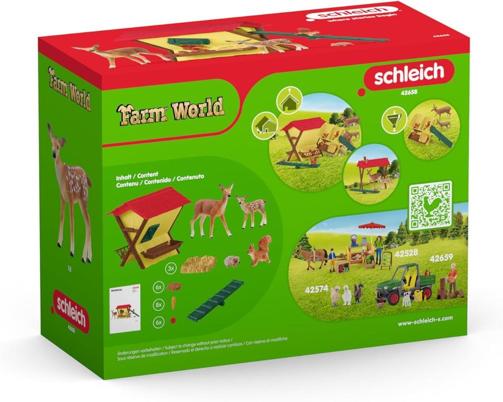 Schleich Farm World Forest Animal Feeder 42658