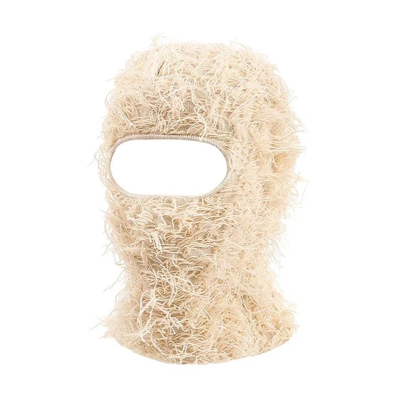 New Full Face Cover Ski Mask Hat 3 Holes Balaclava Army Tactical CS Windproof Knit Beanies Bonnet Winter Warm Unisex Cap