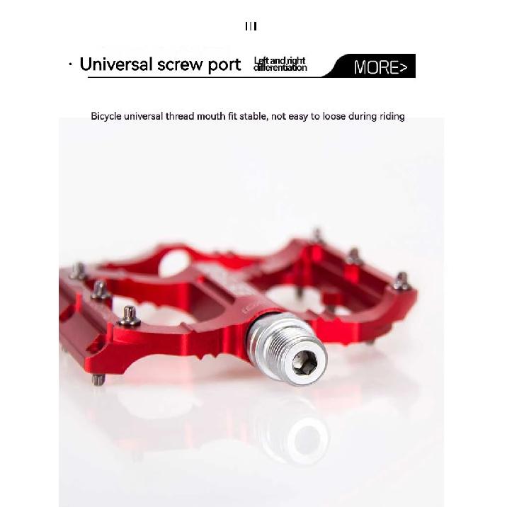 Pedales de Bicicleta ENLEE de una Pieza Aleación de Aluminio CNC Ultraligeros Rodamiento Sellado Du Pedales para Bicicleta BMX Mtb Accesorios
