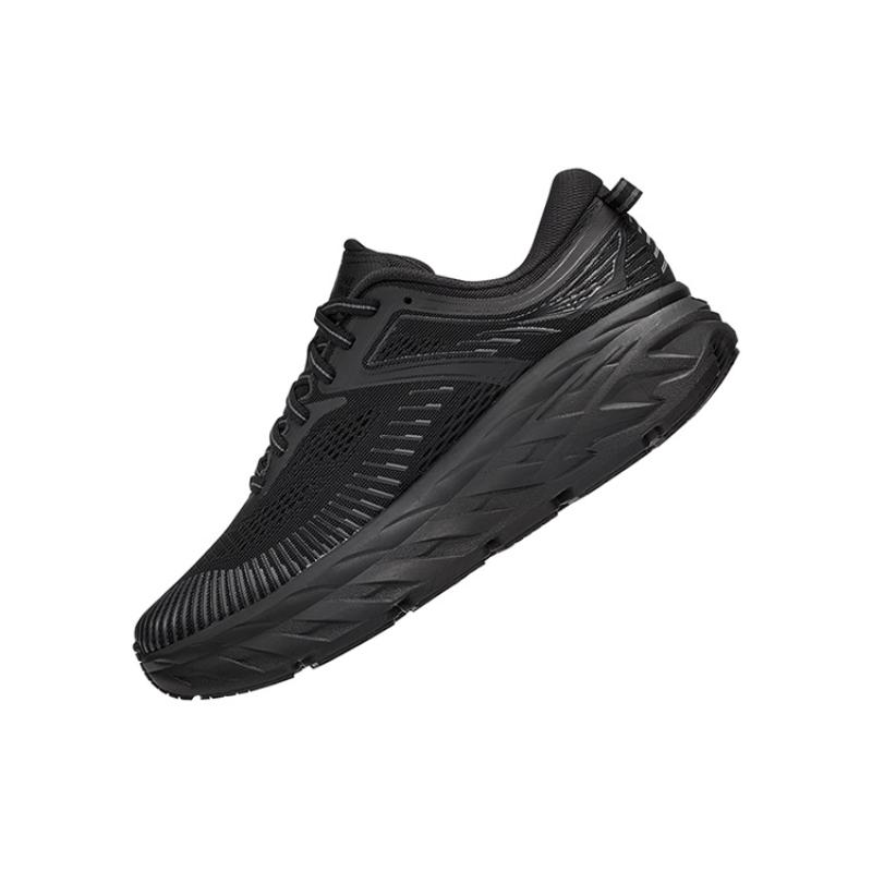 HOKA One One Bondi 7 Wide 2E 'Triple Black' Sneakers 1110530-BBLC