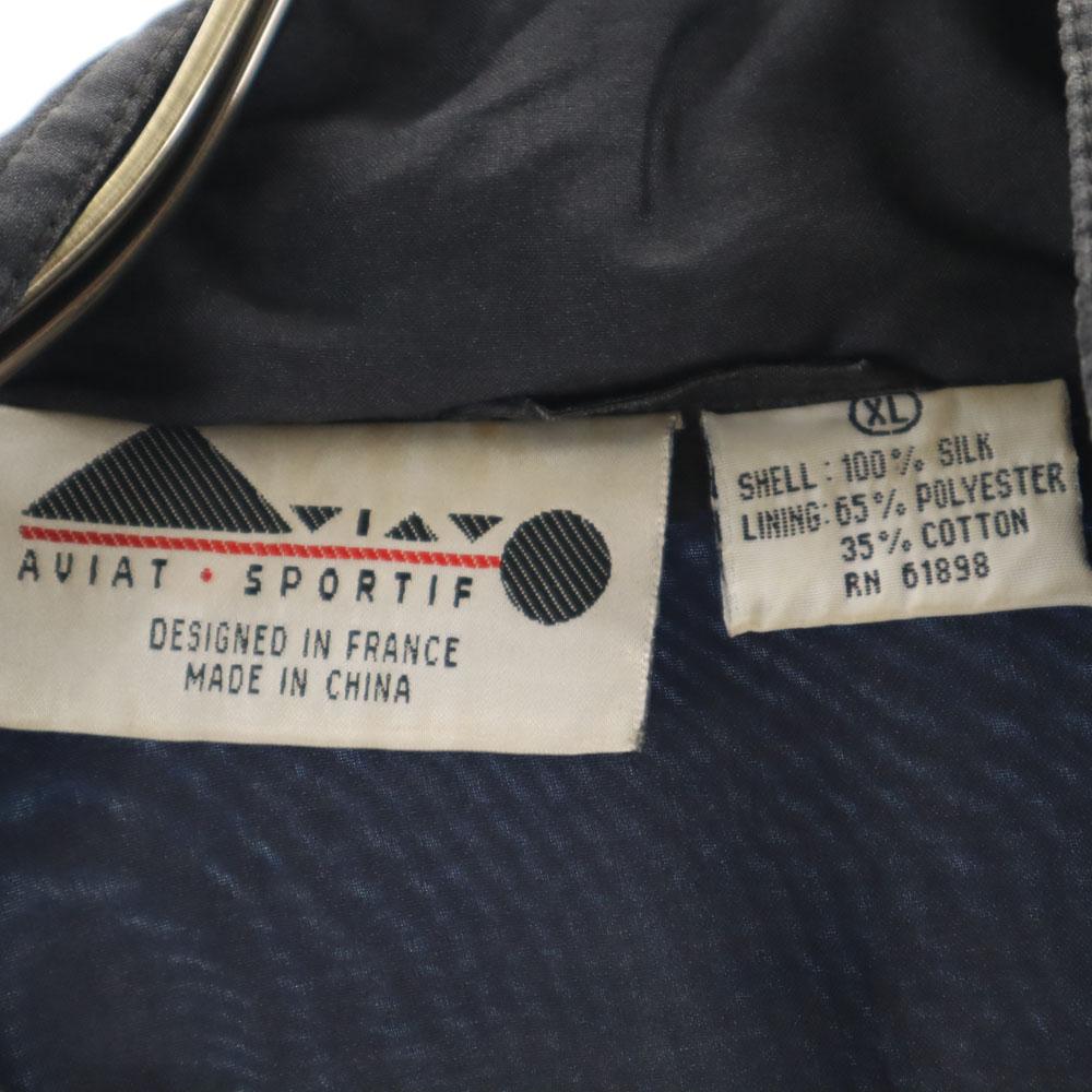 AVIAT SPORTIF 90s Silk Old Jacket XL Blue Other Men's Used