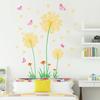 Dandelion Wall Stickers, Living Room Background Decoration, Cozy Bedroom, Room Decoration, Self-adhesive Stickers, Bedroom Wall Stickers