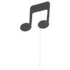Good-30 Pcs Music Notes Themed Cupcake Topper Paper Cake Inserts Card Wedding Cake Topper Decoration