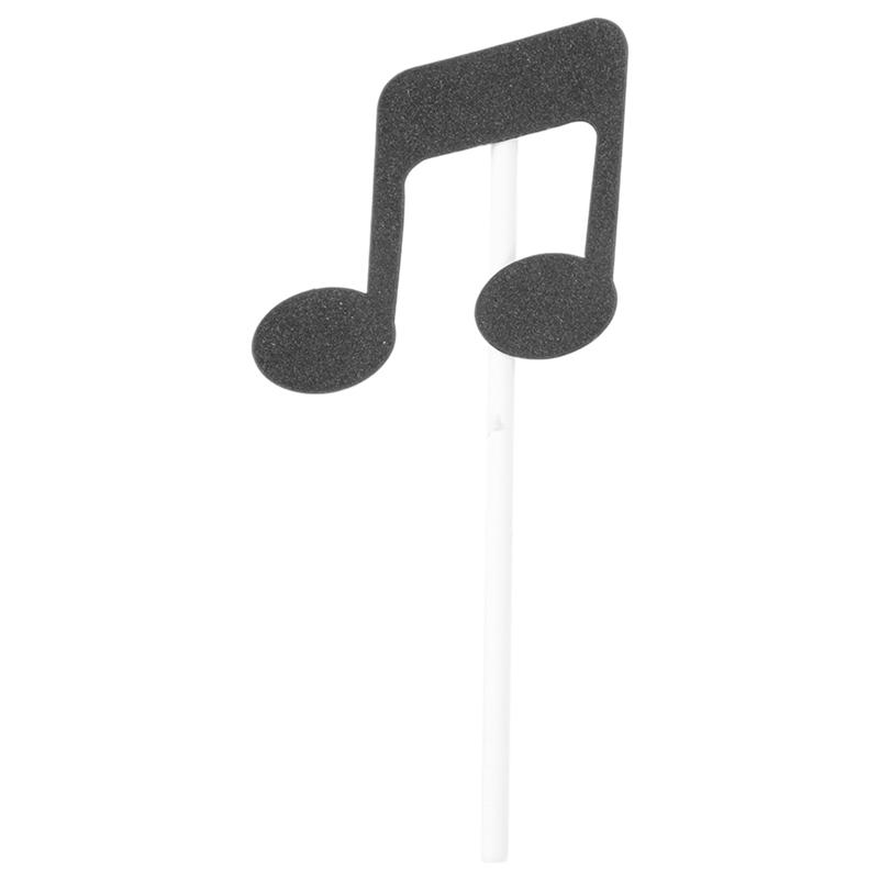 Good-30 Pcs Music Notes Themed Cupcake Topper Paper Cake Inserts Card Wedding Cake Topper Decoration
