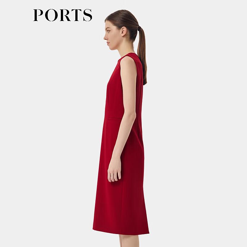 PORTS LT8D107RWB011 Women's Early Spring Mid-Length Dress