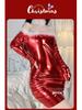 Domila Women's Patchwork One-Shoulder Strapless Christmas Bodycon Dress