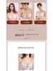 All-Cotton Wire-Free Front Closure Nursing Bra - Double Open Buckle Maternity Bra