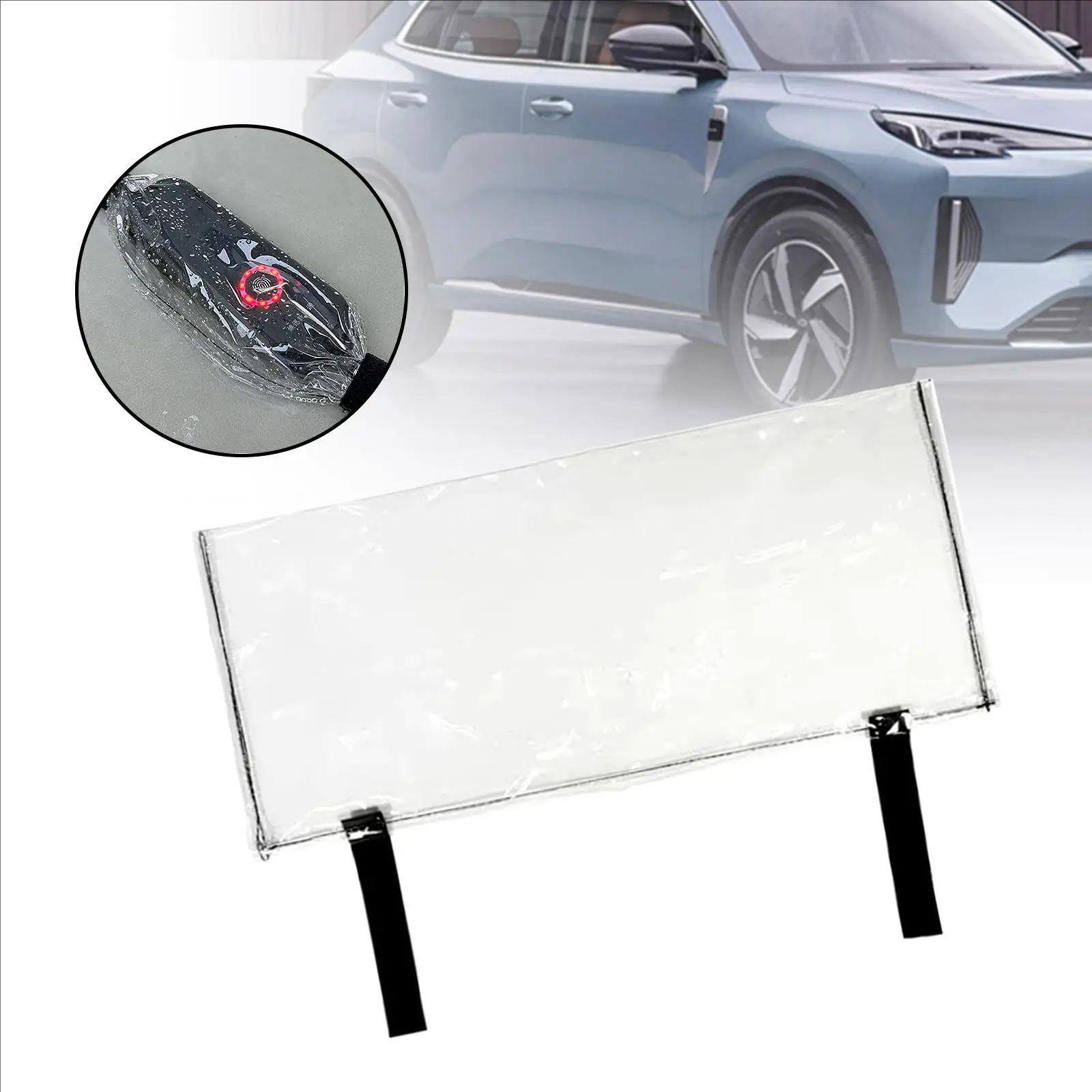 

Electric Vehicle Charger Control Box Waterproof Cover Versatile for Rain Weather Protection Simple Installation PVC Material