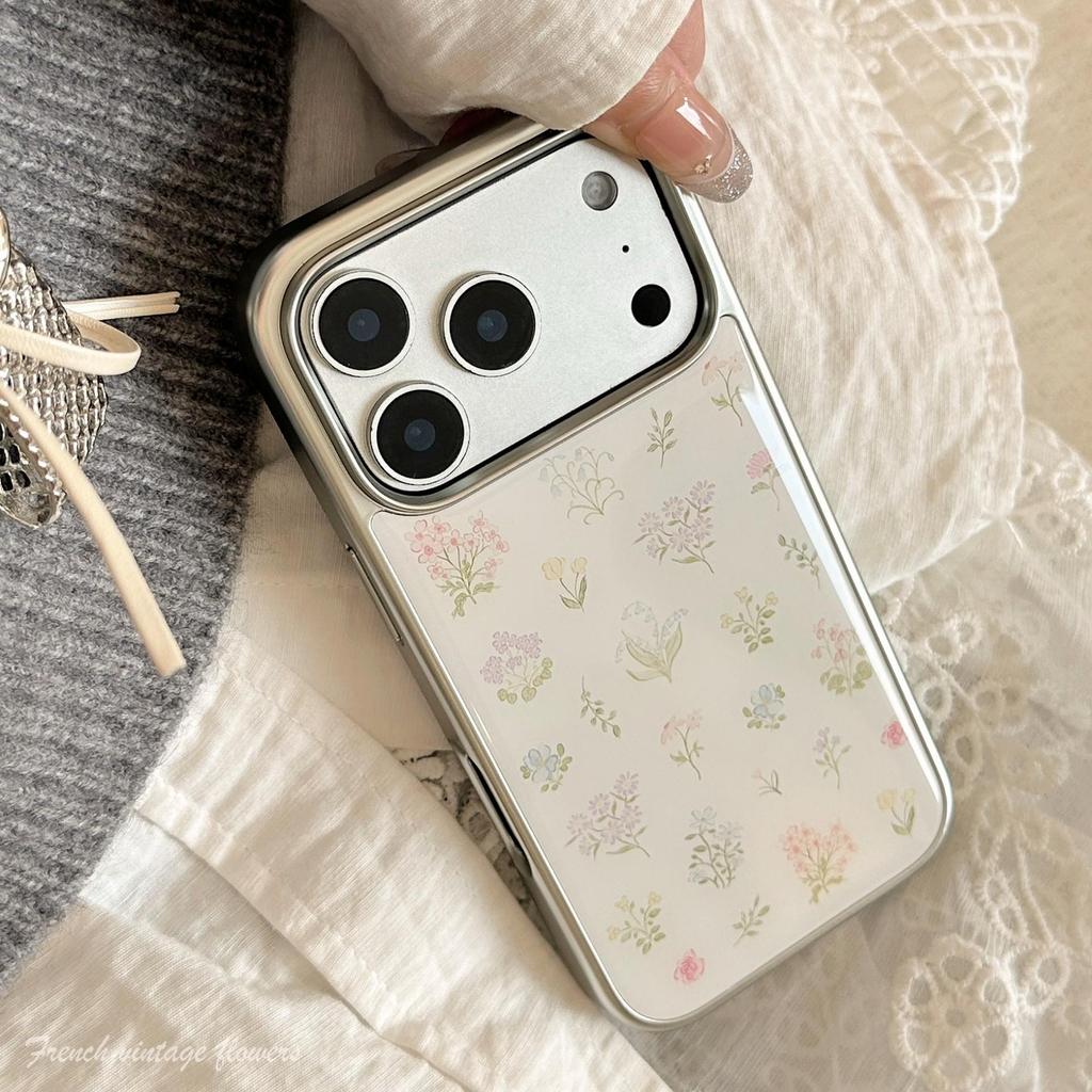 Artistic Flower Phone Case for iPhone 16, iPhone 17, and iPhone 17 Pro Max