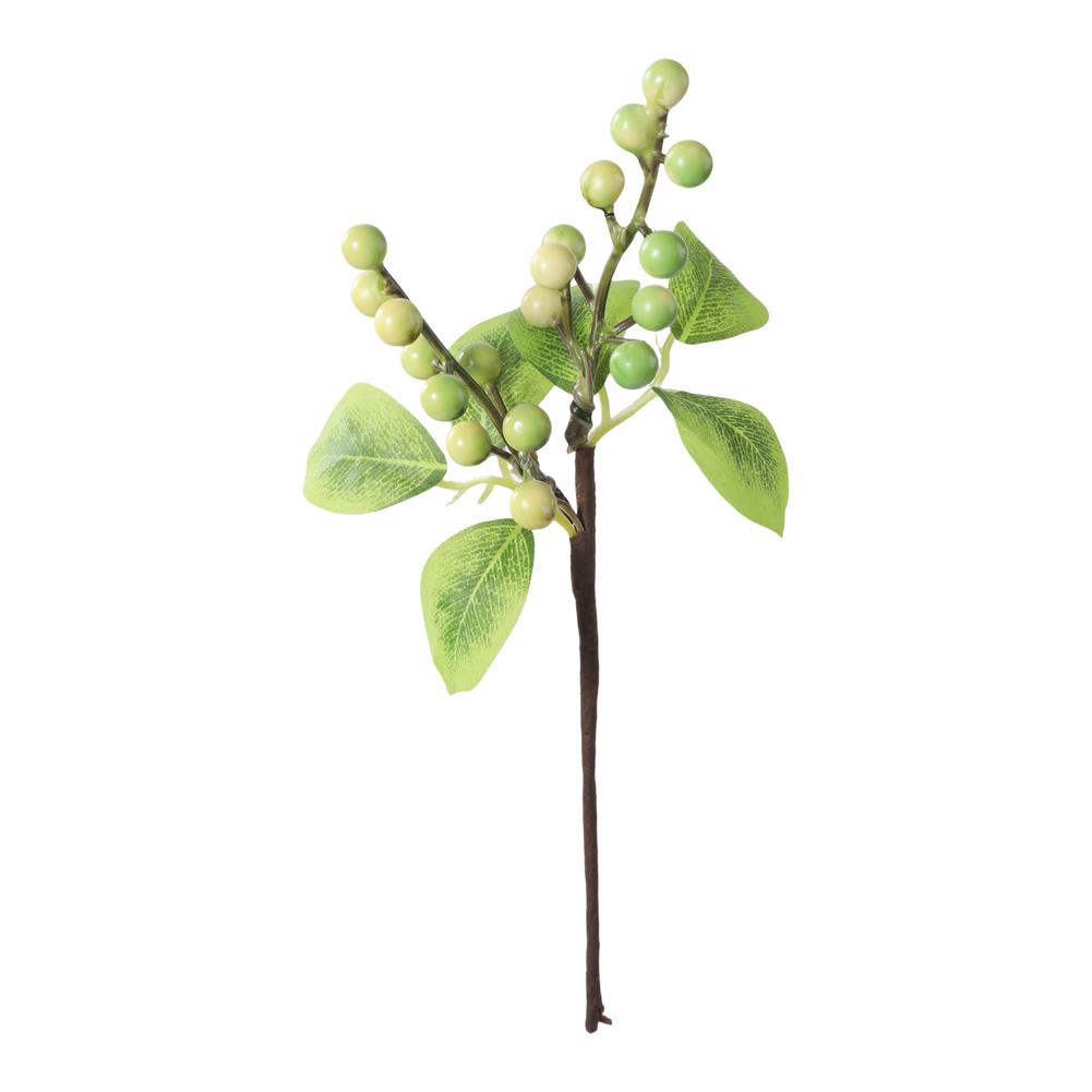 Artificial Olive Branches Decor with Faux Berries for Home Office Photography Spring Floral Arrangement 9.84in Plastic Foam