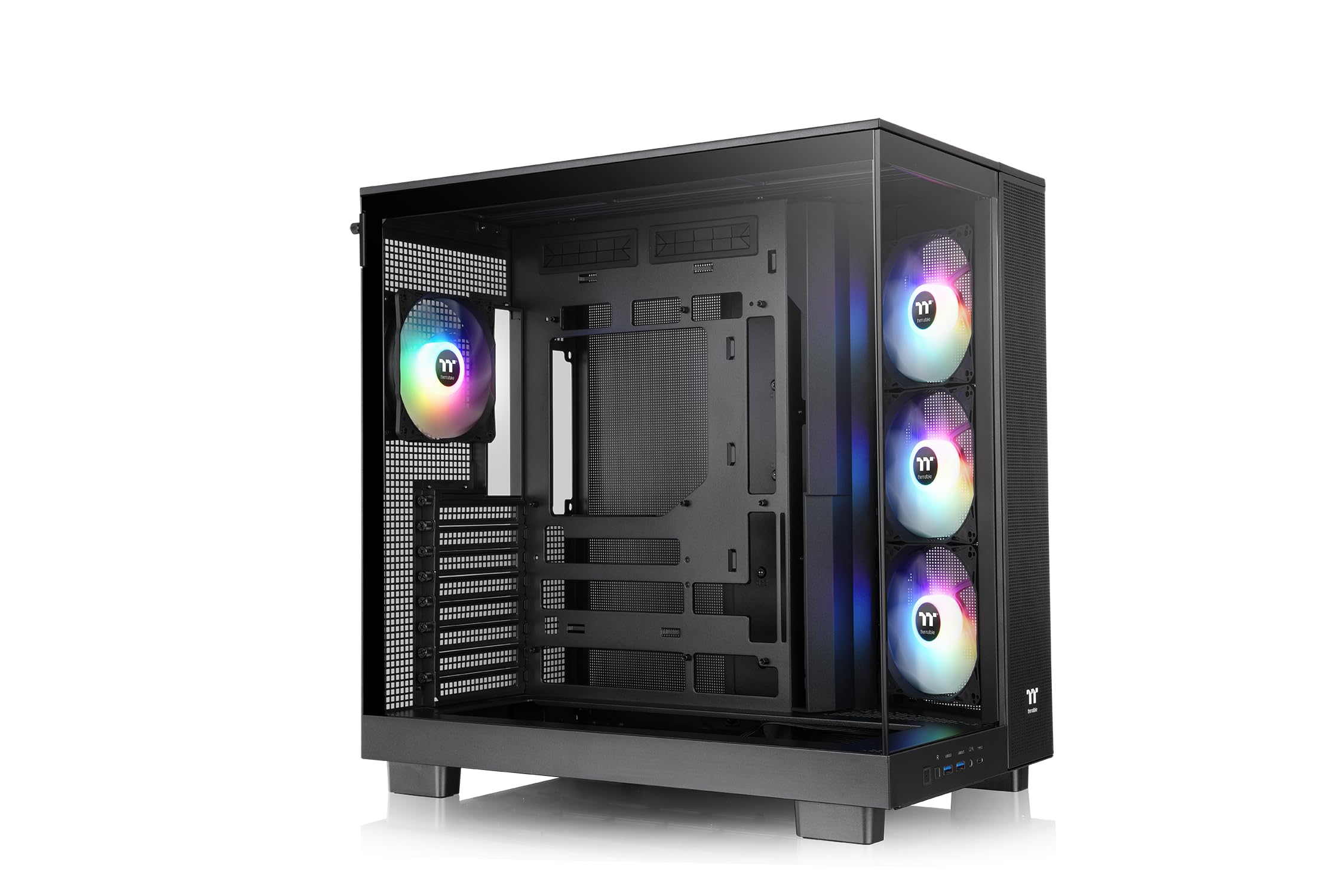 

Thermaltake View 380 XL TG ARGB Black 120mm Equipped with 4 ARGB Fans Pillarless Mid Tower ATX PC Case Black CS9247 CA-11E-00M1WN-00 чорний