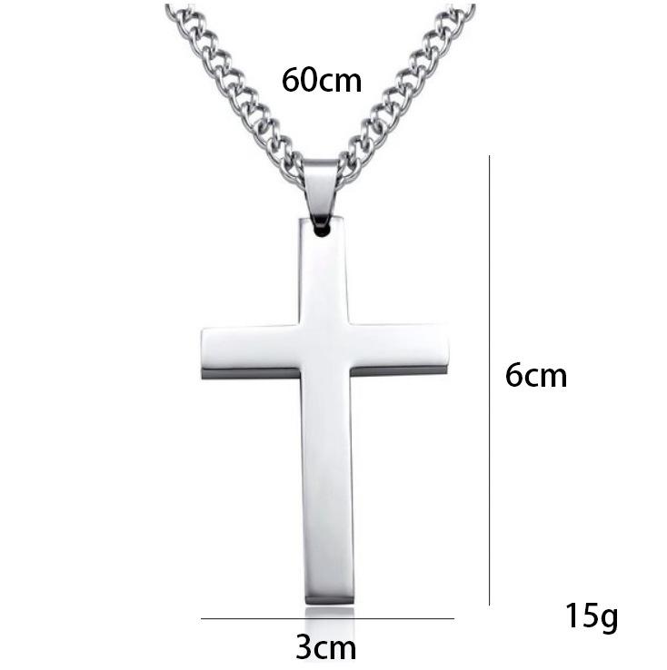 Promotional Simple Necklace Pendant Jewelry With Chain Simple Smooth Surface