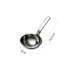 Stainless steel short handle hammer patterned large round drinking spoon, big head soup spoon, food grade extended dining spoon, household spoon