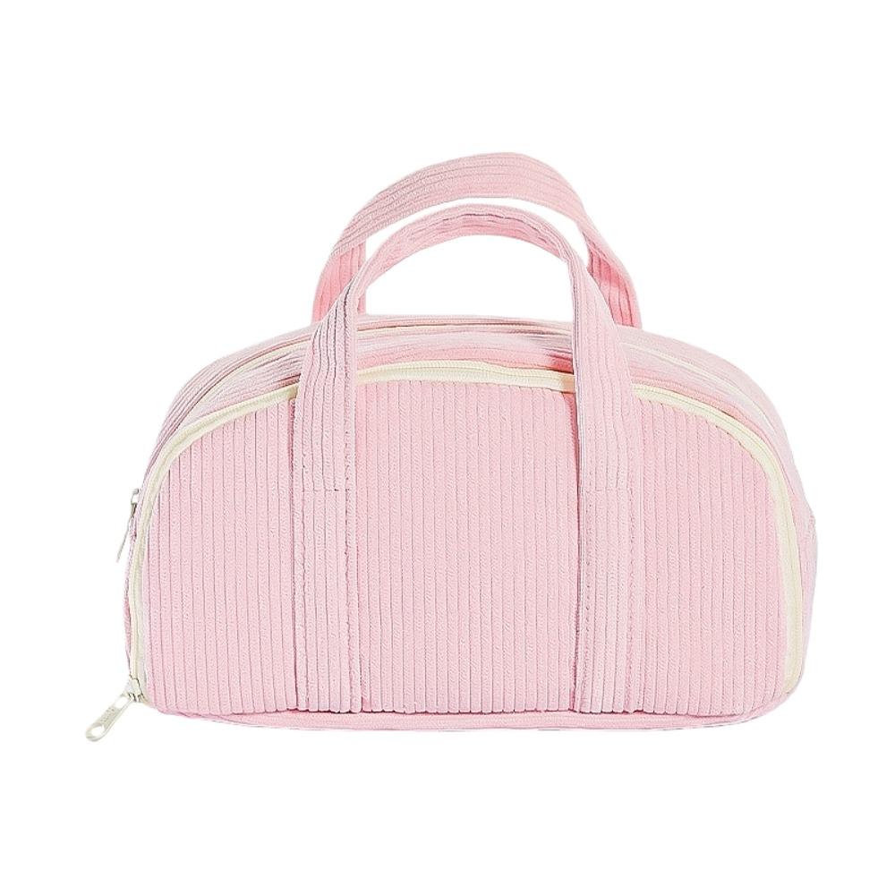 Large Capacity Stationery Bag Thickened Pencils Pouch Creative Colored Velvet Pencil Bag Student