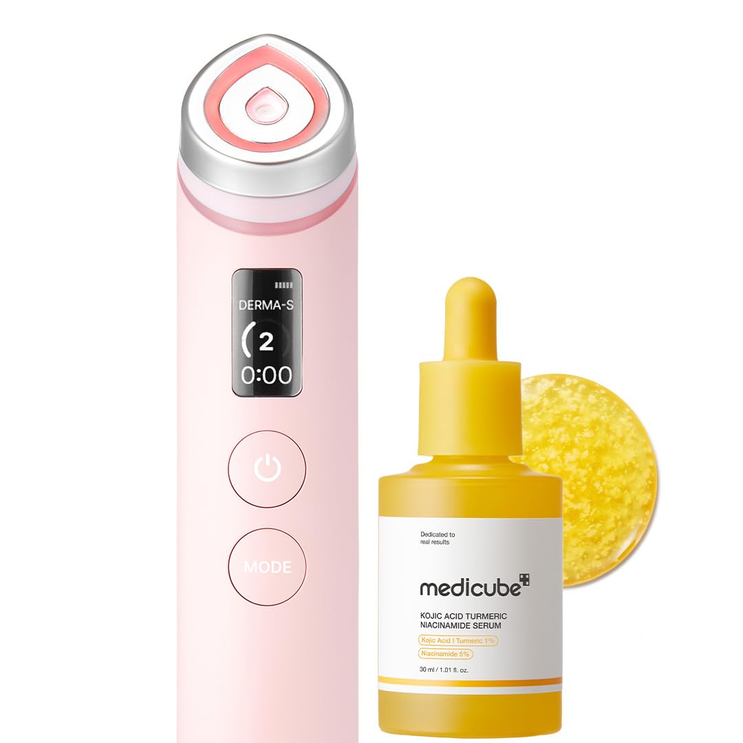 

Medikube Koji Acid Booster Set (Booster Pro Pink / Vita Serum) Turmeric Vitamin Niacinamide Transparent Skin Care Bright Beautiful Dark Spots
