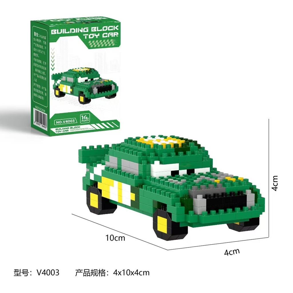 Cars Building Blocks Lightning McQueen Jackson Storm Cartoon Character Toys Sally Carrera Lega For Children Birthday Gifts