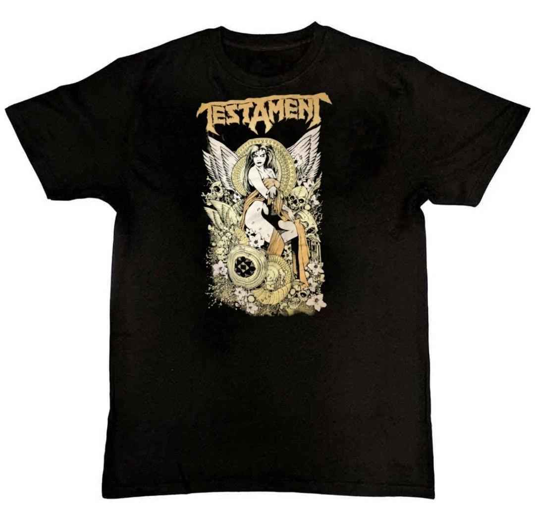 LIMITED EDITION Testament Graphic Print Unisex Mens 100% Cotton T-shirt Mens Tees Top L