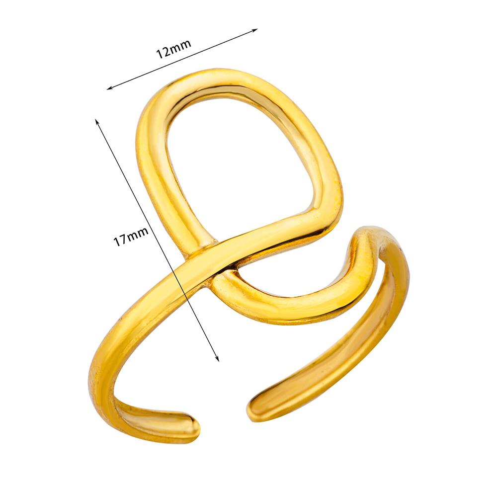 316L Stainless Steel Ring for Women Gold Color Rings Female Vintage Wedding Jewelry 2024 Trendy Accessories Birthday Gift Anillo