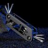 10 in 1 Bicycles Maintenance Tool Pocket Size Heavy Duty Bikes Multiple Tool Multifunctional Bikes High Strength Wrench