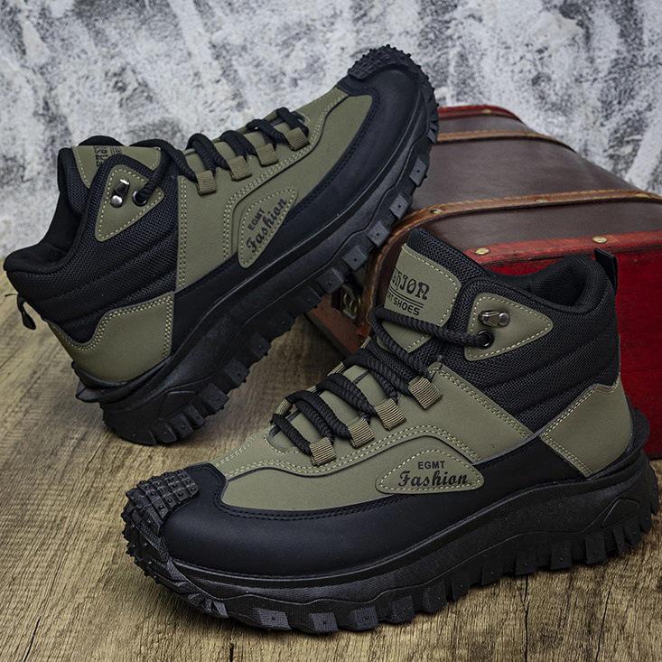 Plus Size Men's Trendy Vulcanized Sole Non-slip Wear-resistant Casual Sports Shoes