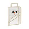 Foldable Document Bag Transparent Handbag New Book Storage Bag