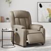 Vidaxl Foldable Massage Armchair, Electric, Cappuccino, Eco-Leather