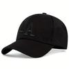 Unisex La Letter Embroidery Baseball Caps Spring and Autumn Outdoor Adjustable Casual Hats Sunscreen Hat