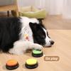 Funny Dog Recordable Pet Toys Travel Talking Starters Pet Speaking Buttons Portable Cute Pet Button Color Voice Recording Button