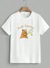 Funny Hamster Playing Work Out Tennis T-Shirt Cute Animal Graphic Tee Unisex 2