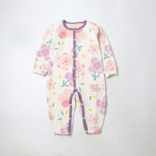 Unisex Baby Wool-Silk Romper: Warm, Padded Autumn-Winter Crawling Suit for Newborns