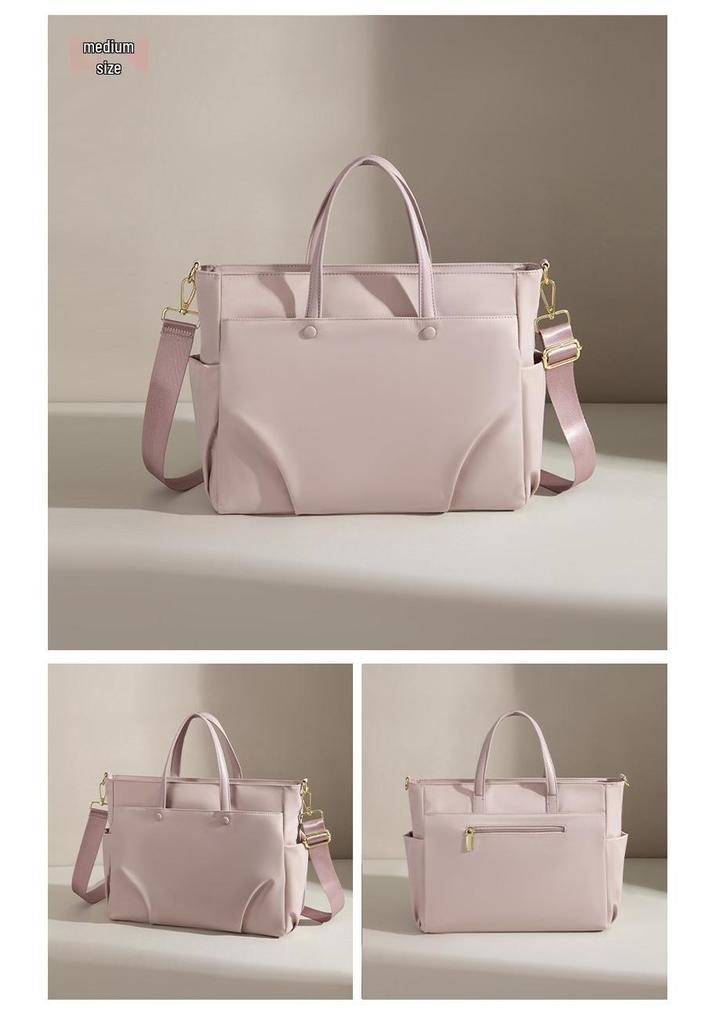 Damen Laptoptasche: 15,6-Zoll-Aktentasche mit großer Kapazität, zum Umhängen und als Crossbody-Tasche