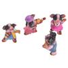 4Pcs Cute Pig Pig Ornaments music pigs Pig Sculpture Exquisite Pig Decor  Home