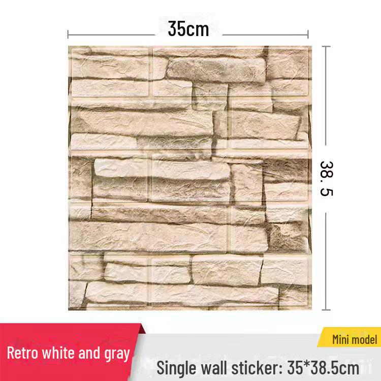 3D Waterproof Foam Wall Stickers for Ceiling and Background Decoration