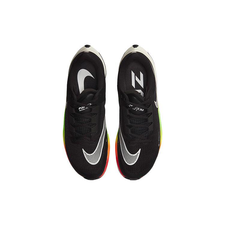 Nike Air Zoom Rival Fly 3 Black Total Orange Unisex Sneakers White Sail CT2405-011