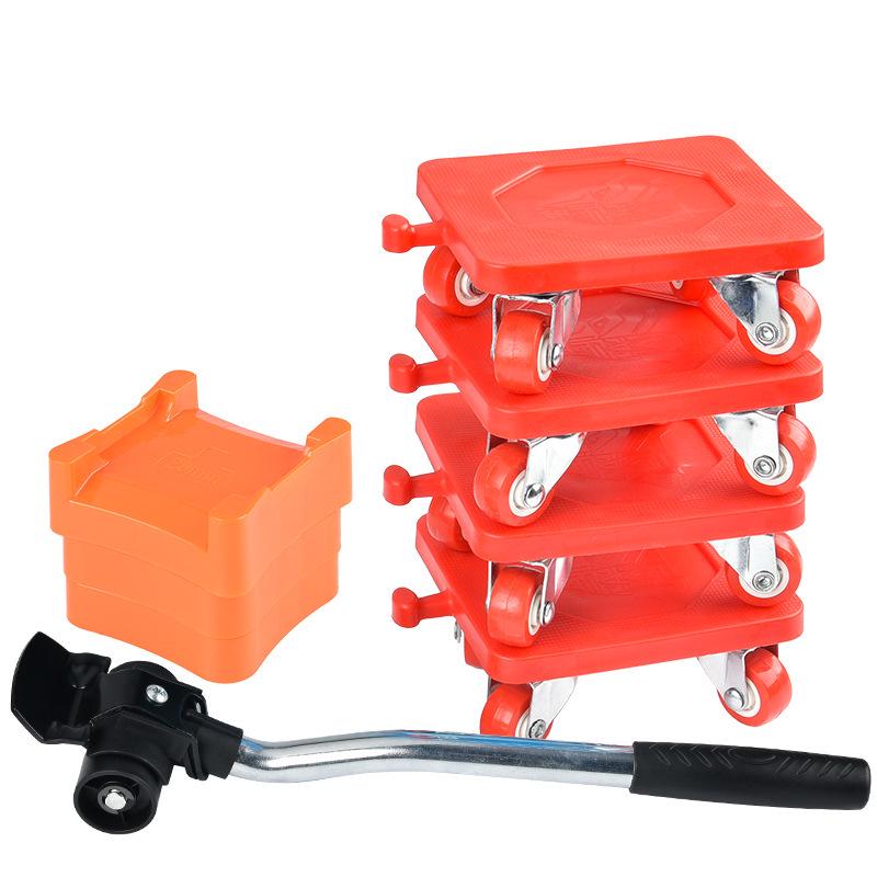 8-Piece Moving Assistant: Heavy-Duty Furniture & Bed Mover Tool Set for Easy Transport