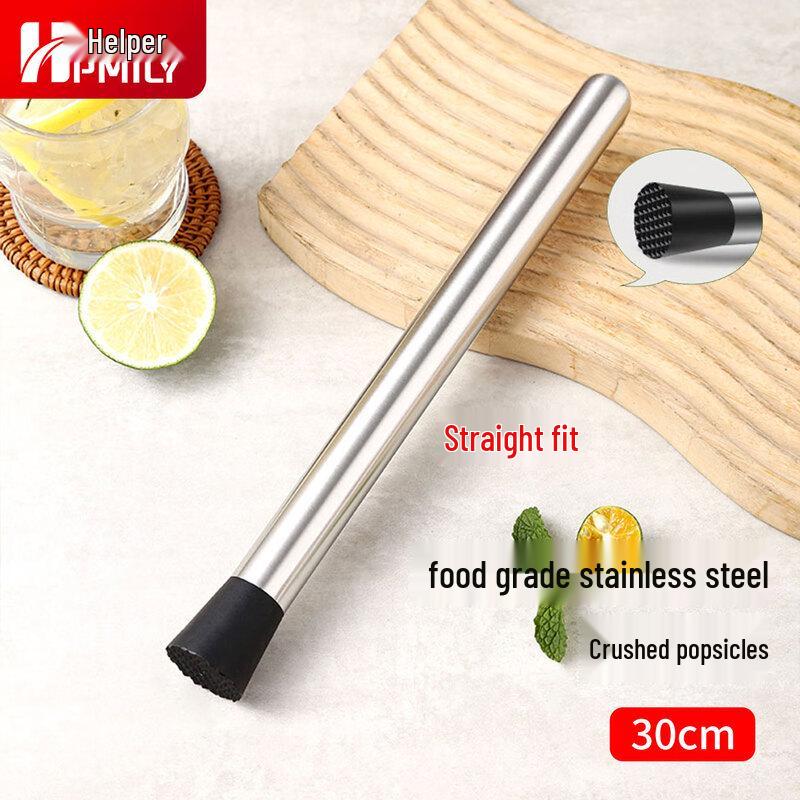 

HPMILY Food-Grade Stainless Steel Muddler 35cm