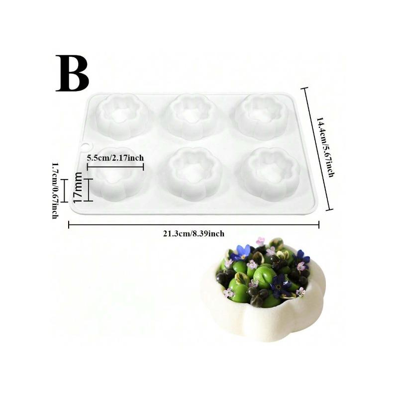 Food-Grade Silicone Baking Mold Non-Stick Reusable Dessert Maker for Chocolate Mousse Ideal for Kitchen Use and Cake Decorating