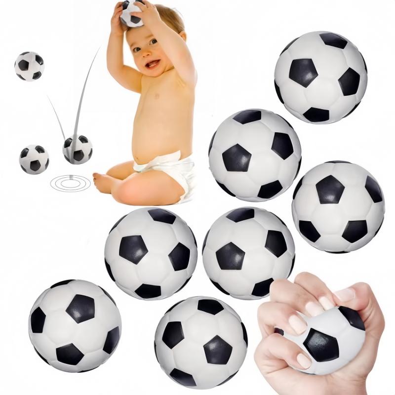 2Pcs Foam Sponge Decompression Vent Stress Balls Soccer Anti Stress Relaxation Mini Sports Ball for Boy Birthday Decor Supplies