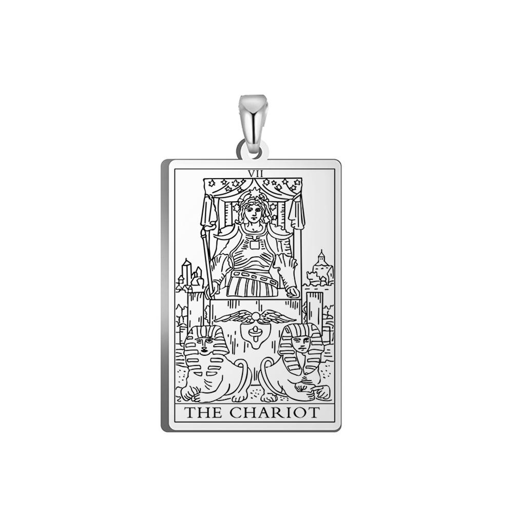 Dawapara The Major Arcana Tarot Cards Vintage Amulet Pendant for Necklaces Accessories Wholesale Stainless Steel