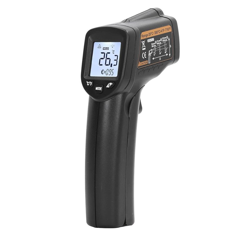 

1pc Infrared Thermometer Digital Non Contact Thermometer Temperature Gun With Lcd Display For Cooking