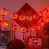 OEING New Year Fu Character Curtain String Lights