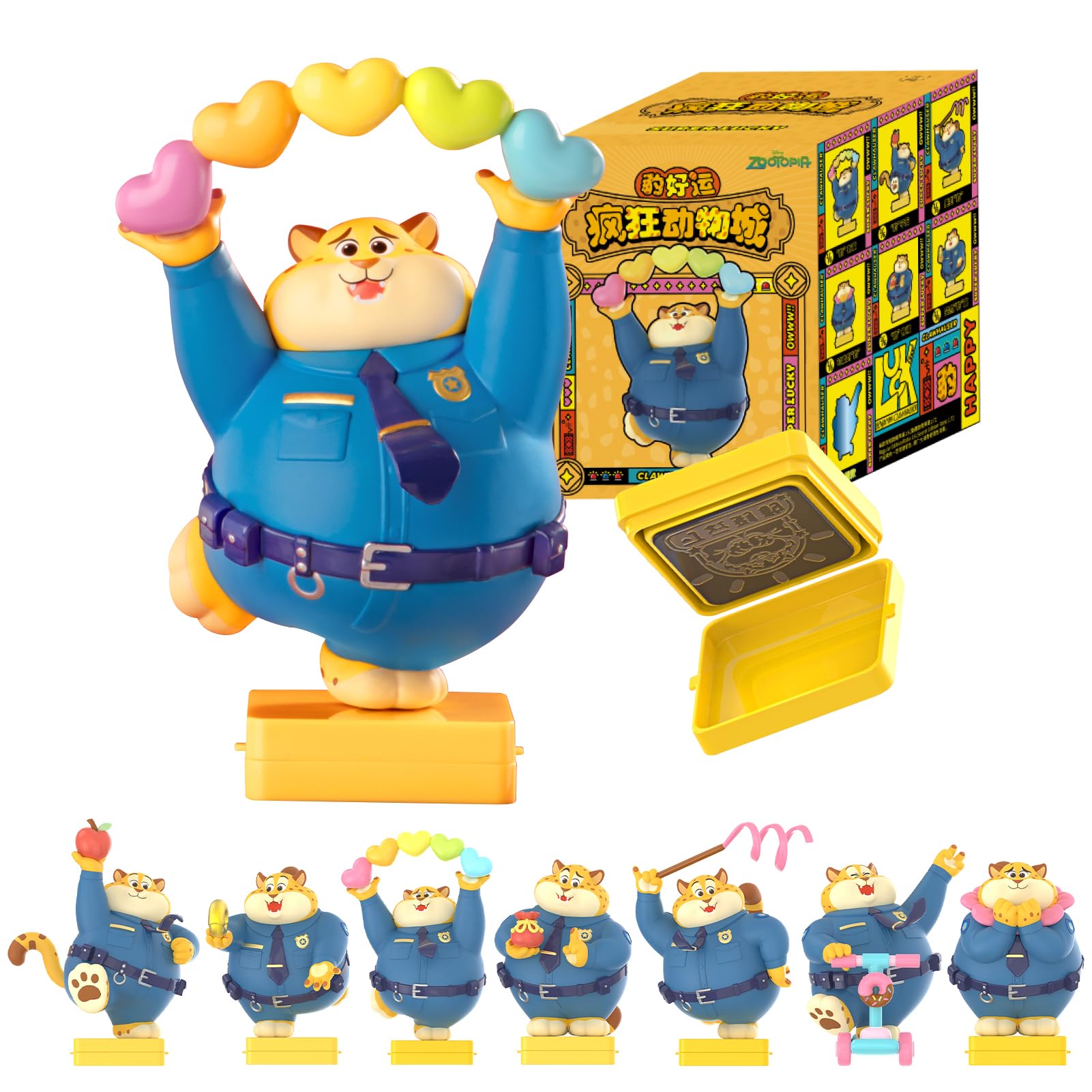 

ТОП ИГРУШКА Disney Зверополис Клохаузер Серия Удача Гачапон Фигурка в Слепой Коробке Мягкий Винил ПВХ Премиум Игрушка Подарок на День Рождения для Коллекционеров Персонажей [1 Штука]